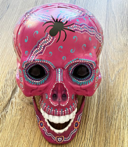 Crâne Pink Spider
