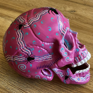 Crâne Pink Spider