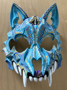 Masque Loup Tribal