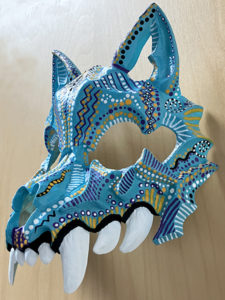 Masque Loup Tribal
