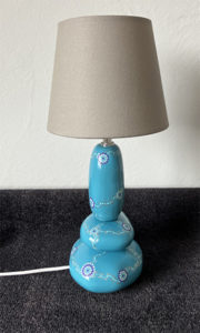 lampe cairn bleue